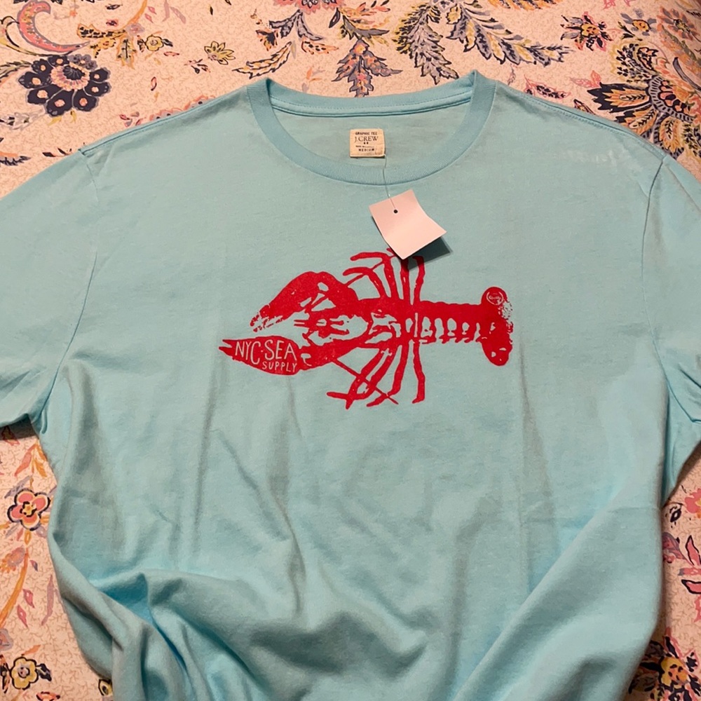 Men’s J.Crew graphic tee (lobster)